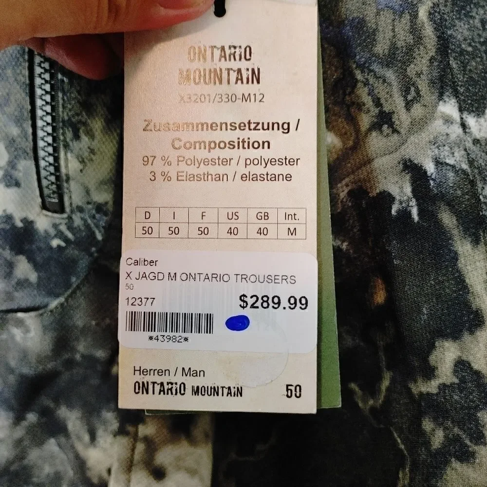 X JAGD X-Hunting Mens Pants Ontario MOUNTAIN Hunti